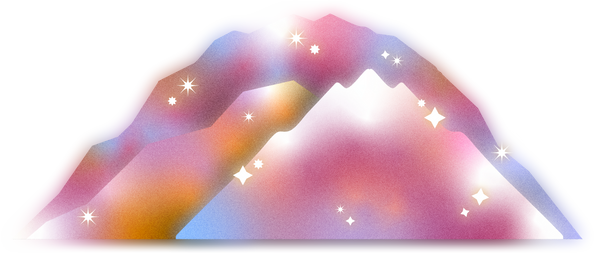 Dreamy Psychedelic Mountain