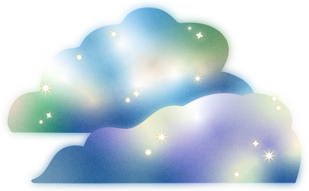 Dreamy Psychedelic Clouds